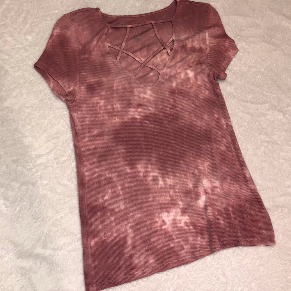 AE Pink Tie-Die Shirt